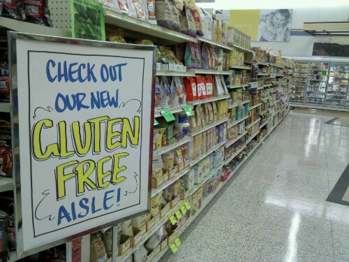 gluten free aisle