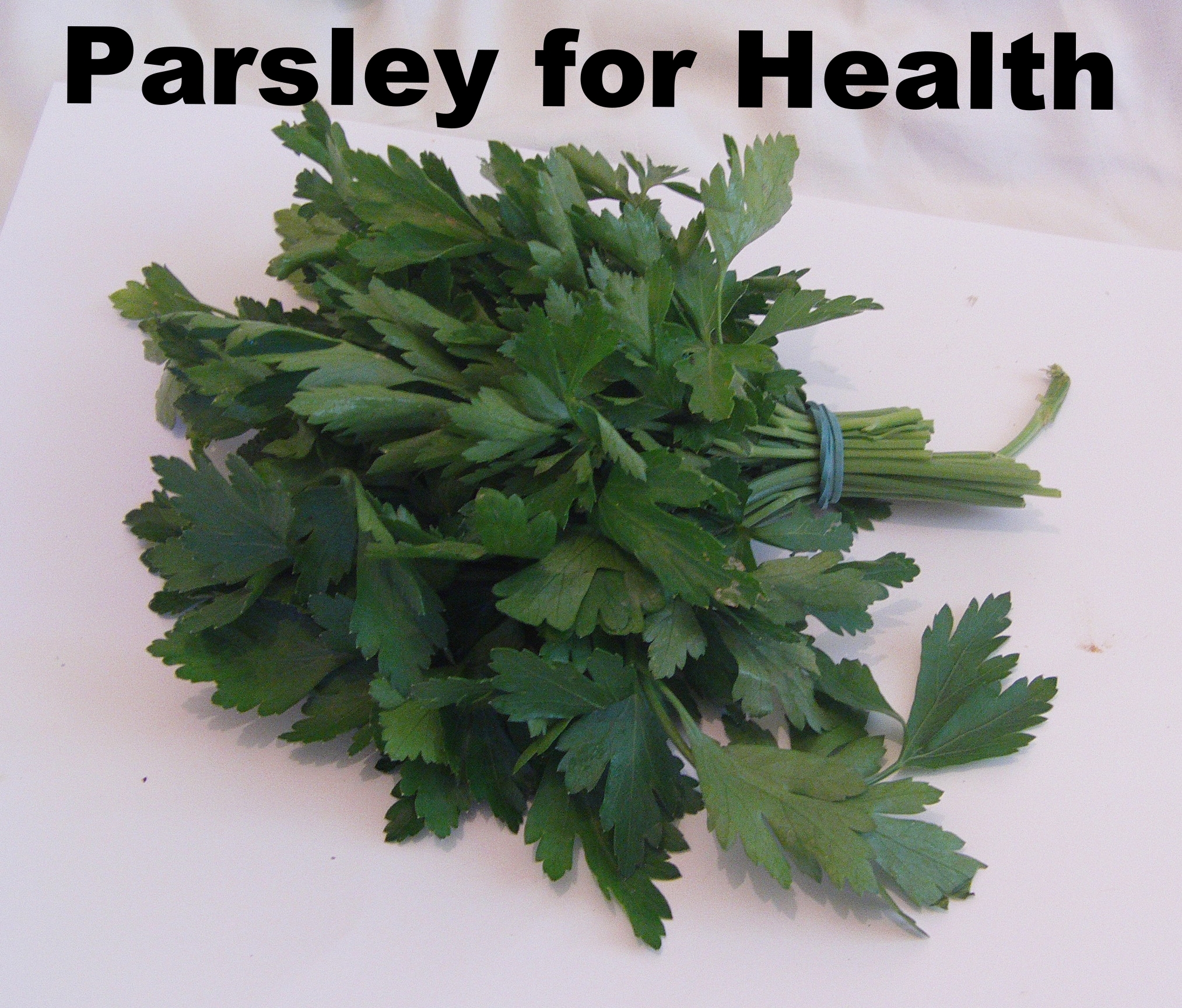 Health Benefits of Parsley